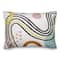 Decolors And Lines Geometric 14" x 20" Throw Pillow